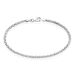 Bracelet Nahila Argent Blanc - Bracelets mailles Femme | Marc Orian