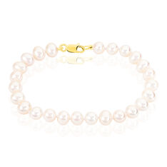 Bracelet Merrane Or Jaune Perle De Culture - Bracelets chaînes Femme | Marc Orian