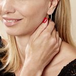 Cr&eacute;oles Sandrine Or Jaune Strass - Cr&eacute;oles Femme | Marc Orian