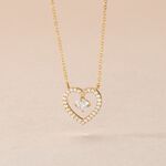 Collier Cortney Or Jaune Oxyde De Zirconium - Colliers avec pierres Femme | Marc Orian