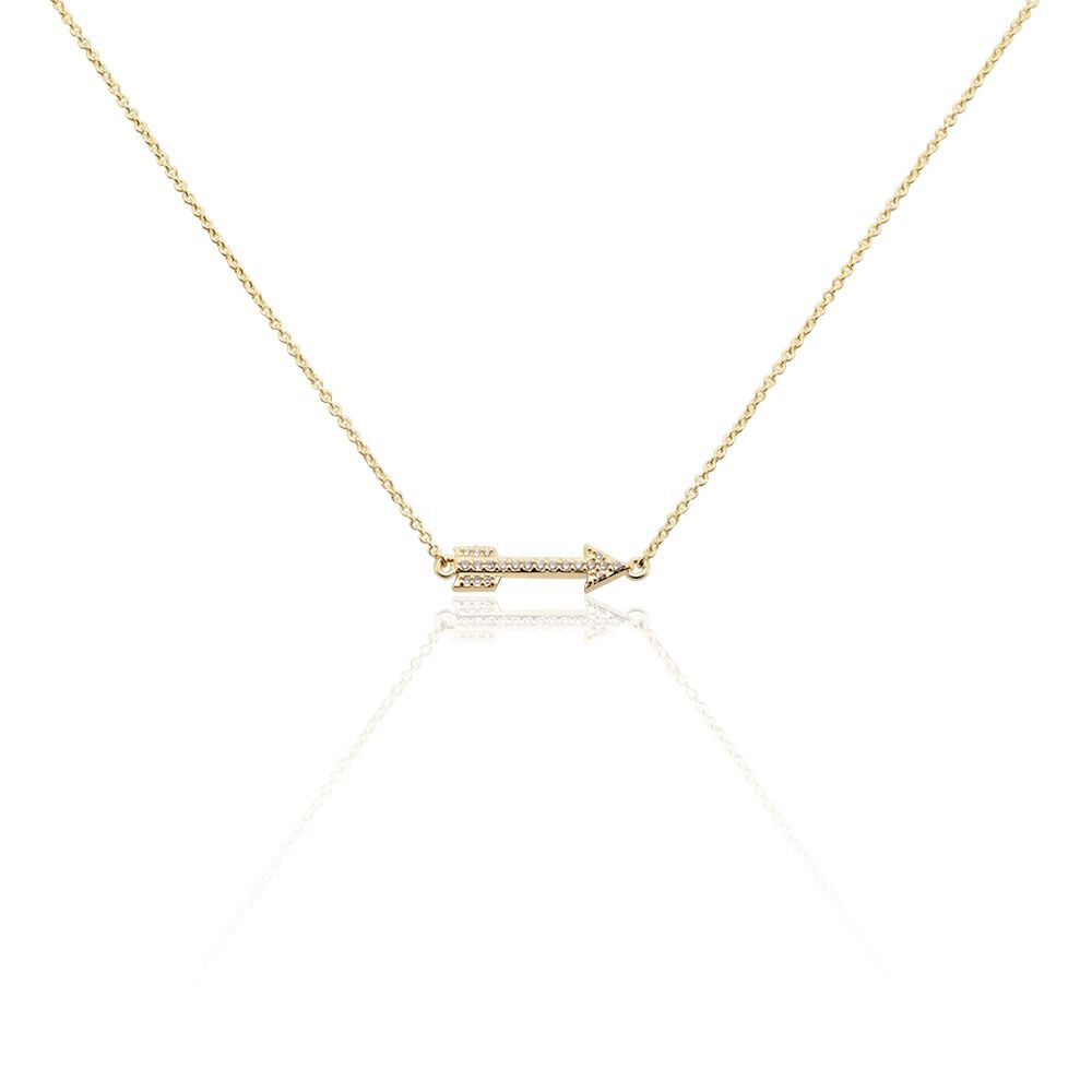 Collier Karitate Plaqu&eacute; Or Oxydes De Zirconium - Colliers avec pierres Femme | Marc Orian
