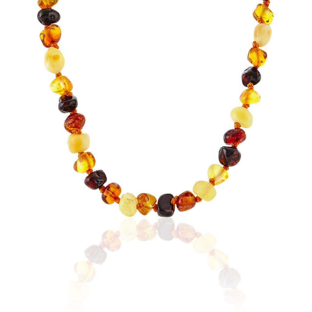 Collier Bebe Argent Blanc Moisha Ambres - Colliers avec pierres Enfant | Marc Orian