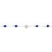 Bracelet Argent Kutrun Lapis Lazuli - Bracelets Medailles Femme | Marc Orian