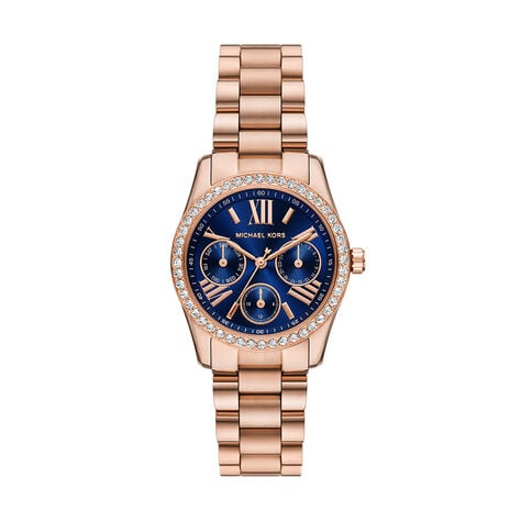Montre Michael Kors Lexington Lux Bleu - Montres &eacute;tanches Femme | Marc Orian