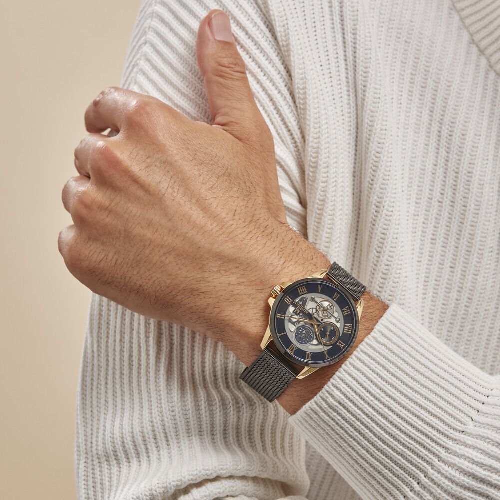 Montre Montignac Round Noir - Montres étanches Homme | Marc Orian