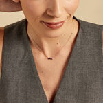 Collier Romayne Or Jaune Am&eacute;thyste Rhodolite Oxyde De Zirconium - Colliers avec pierres Femme | Marc Orian