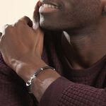 Bracelet Analya Acier Blanc - Bracelets cordons Homme | Marc Orian