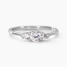 Bague Maiwen Argent Blanc Oxyde De Zirconium - Bague fantaisie Femme | Marc Orian