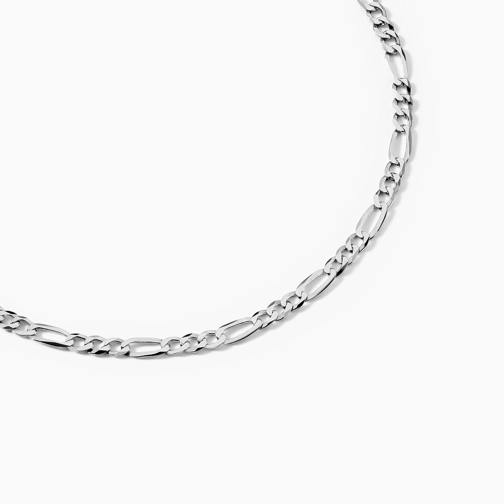 Collier Vivian Argent Blanc - Chaines Homme | Marc Orian