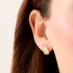 Boucles D'Oreilles Puces Almea Plaqu&eacute; Or Jaune - Puces Femme | Marc Orian