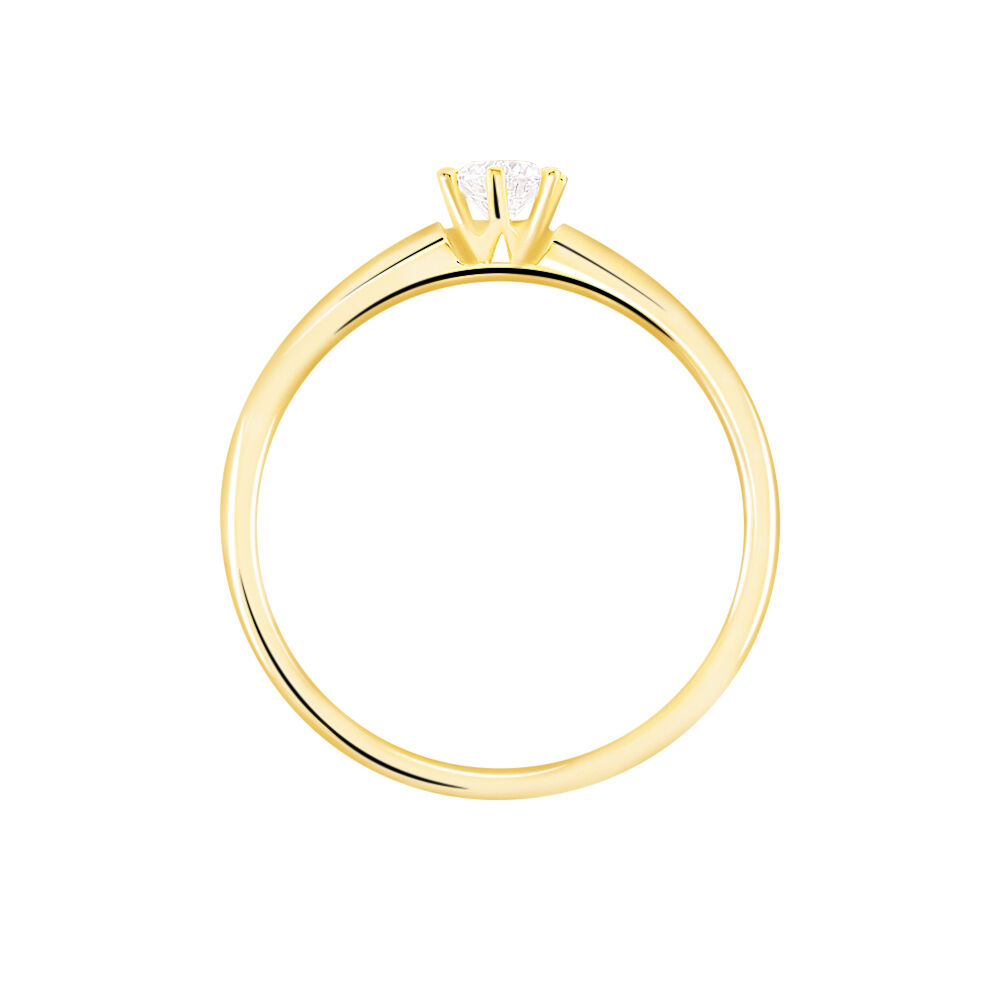 Bague Solitaire Samantha Or Jaune Diamant - Solitaires Femme | Marc Orian