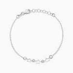 Bracelet Olwen Argent Blanc - Bracelets fantaisie Femme | Marc Orian
