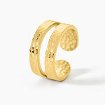 Bague Ruka Acier Jaune - Bijoux fantaisie Femme | Marc Orian