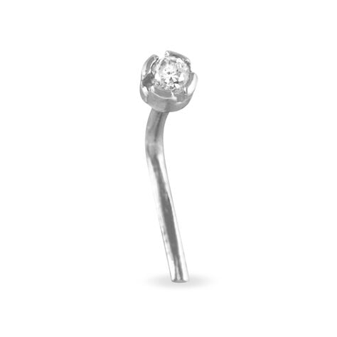 Piercing De Nez Demetrie Or Blanc Diamant - Piercing Nez Femme | Marc Orian