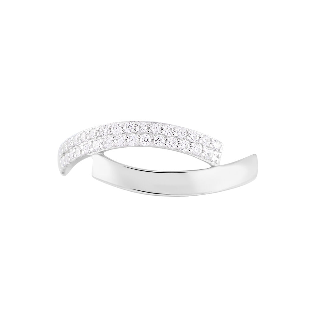 Bague Vero Or Blanc Oxyde De Zirconium - Bagues Femme | Marc Orian