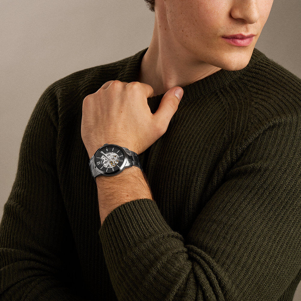 Montre Fossil Townsman Automatic Gris - Montres automatiques Homme | Marc Orian