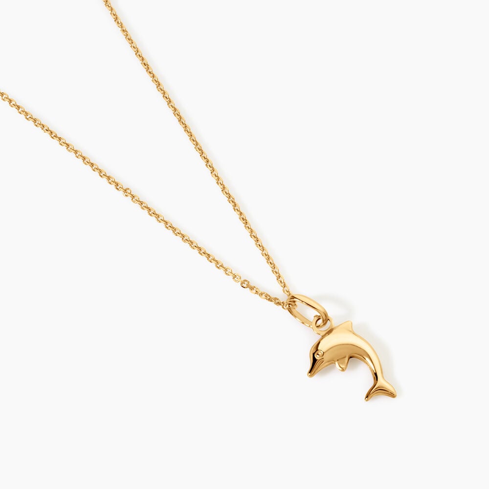 Pendentif Haizia Dauphin Or Jaune - Pendentifs Famille | Marc Orian