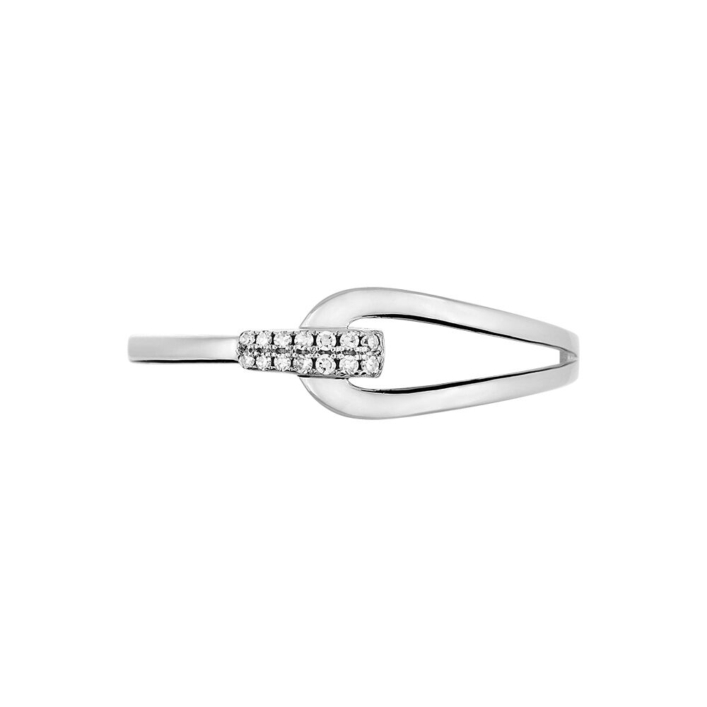 Bague Cyranna Or Blanc Diamant - Bagues pierres précieuses Femme | Marc Orian