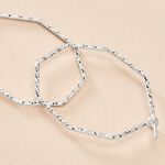 Cr&eacute;oles Ursula Argent Blanc - Cr&eacute;oles Femme | Marc Orian