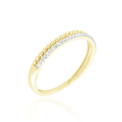 Alliance Or Jaune Adah Diamants - Bagues pierres précieuses Femme | Marc Orian