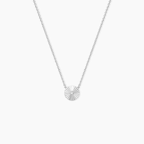 Collier Argent Valente Oxydes De Zirconium - Colliers solitaires Femme | Marc Orian