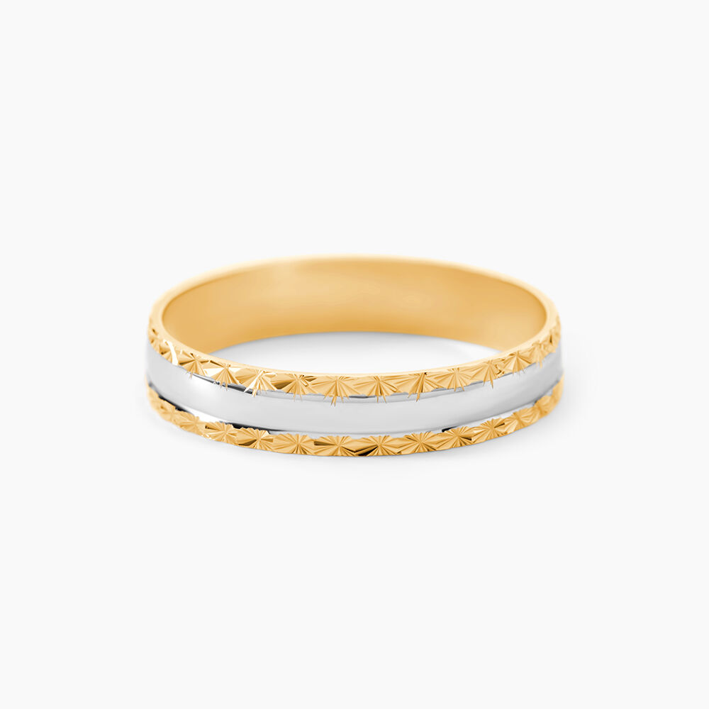Alliance Janello Or Bicolore - Alliances duo Unisex | Marc Orian