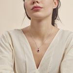 Collier Perez 2 Argent Blanc Oxyde De Zirconium - Colliers solitaires Femme | Marc Orian