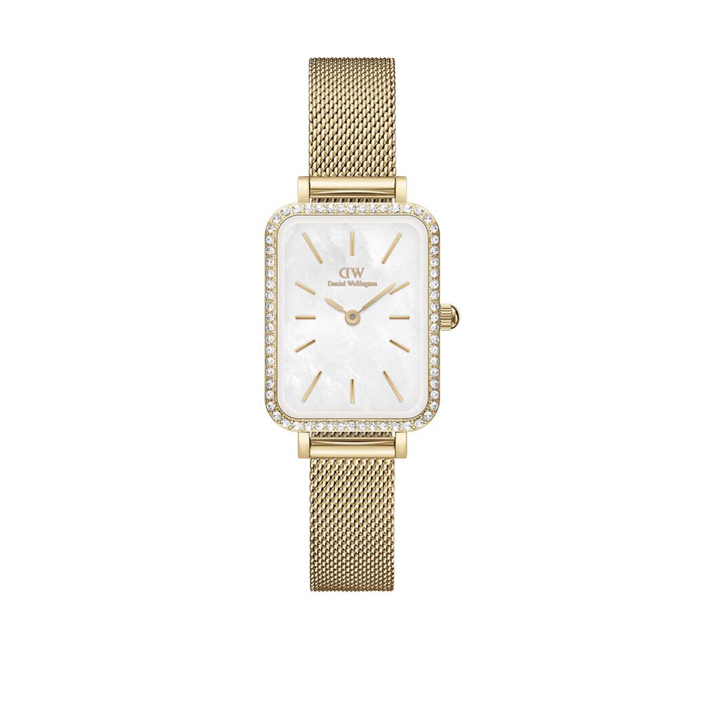 Montre Daniel Wellington Quadro Nacre Blanche - Montres étanches Femme | Marc Orian