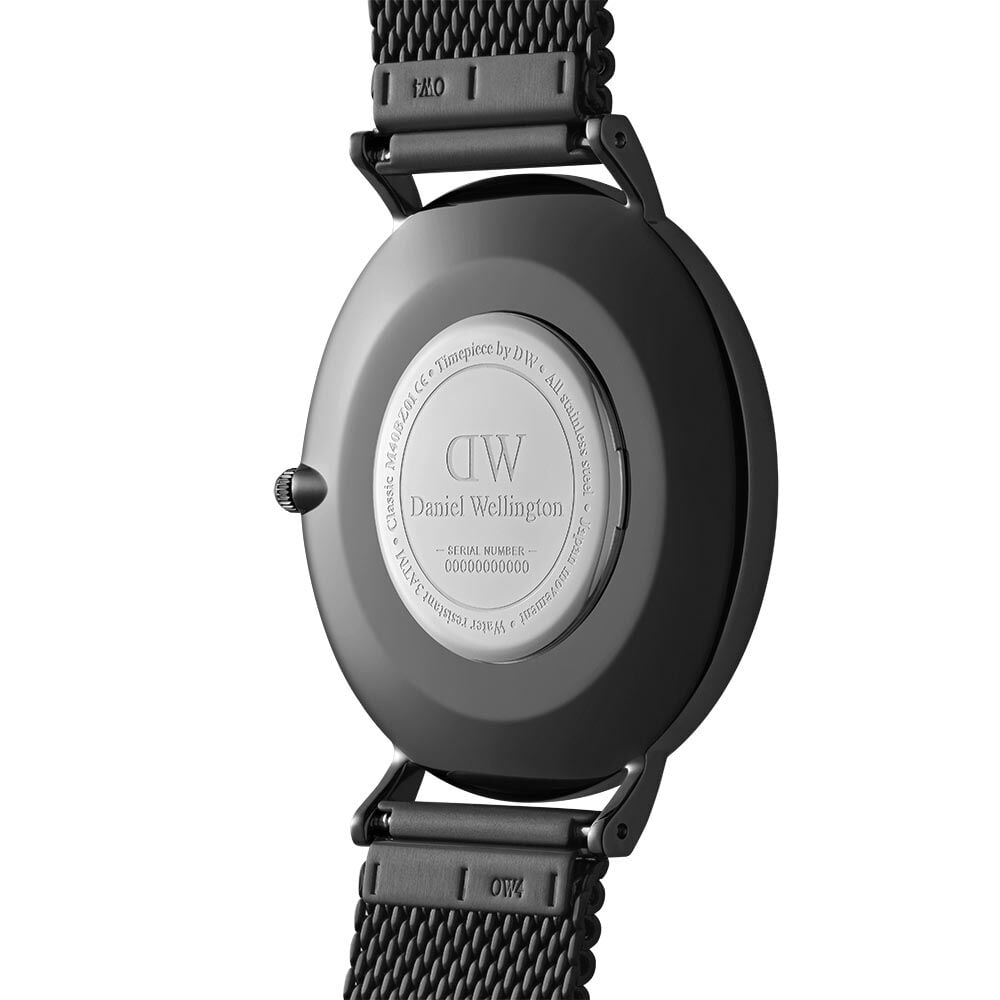 Montre Daniel Wellington Classic Noir - Montres étanches Homme | Marc Orian