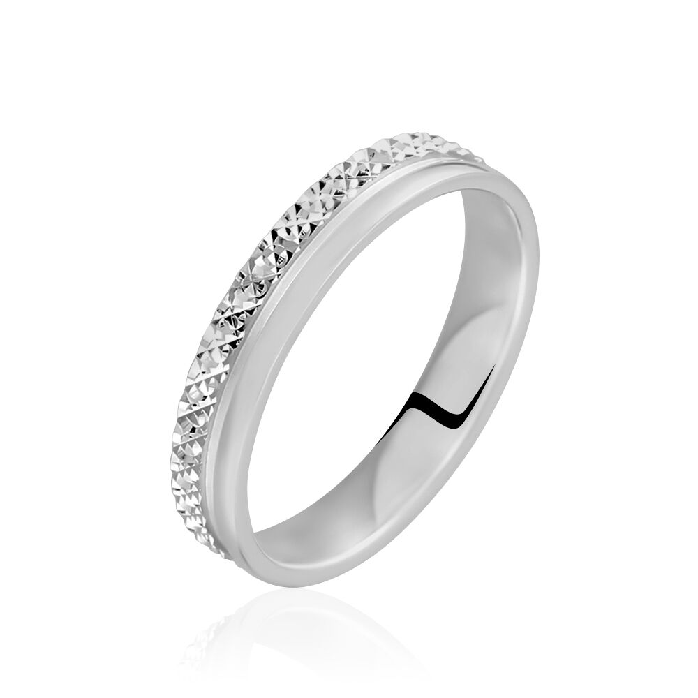 Alliance Isice Or Blanc - Alliances personnalisées Femme | Marc Orian