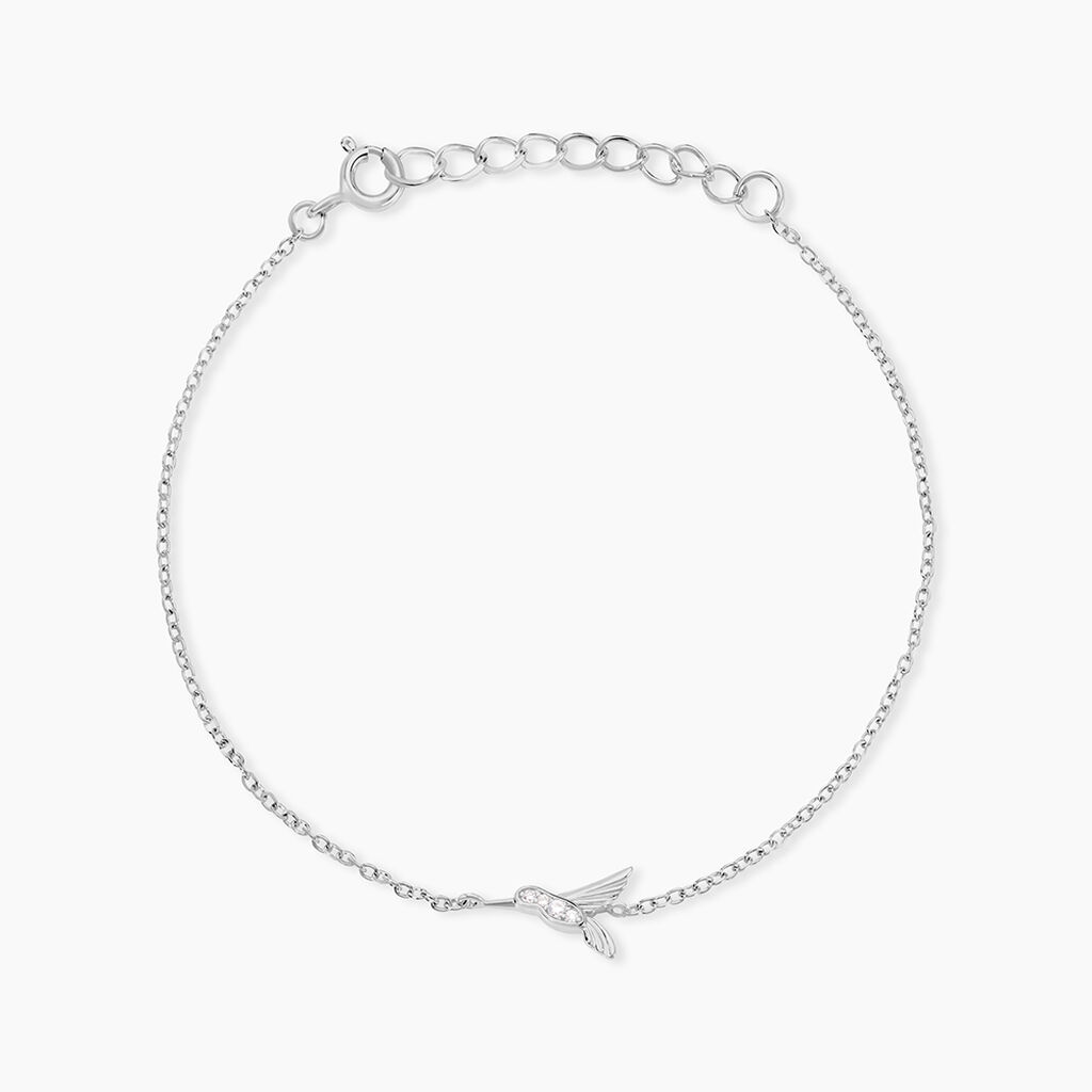Bracelet Irysa Argent Blanc Oxyde De Zirconium - Bracelets fantaisie Femme | Marc Orian