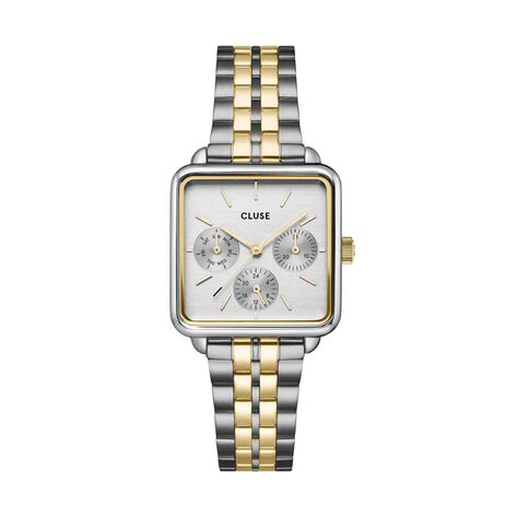 Montre Cluse La Tetragone Multifunction Argenté - Montres étanches Femme | Marc Orian