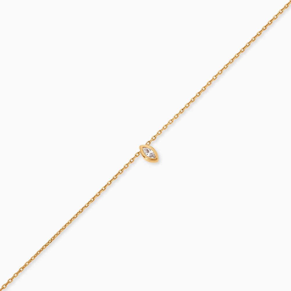 Bracelet Steffie Plaqu&eacute; Or Jaune Oxyde De Zirconium - Bracelets fantaisie Femme | Marc Orian