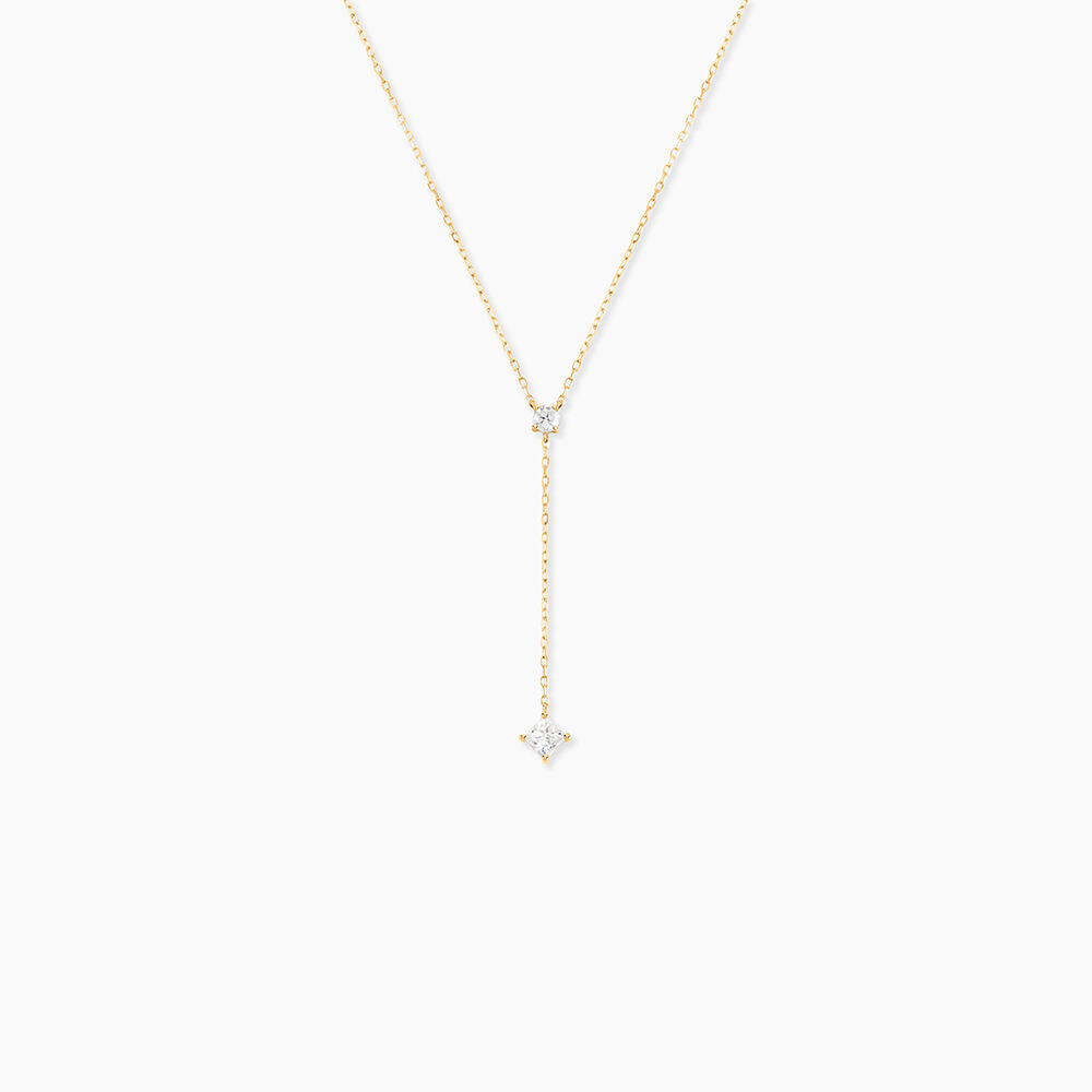 Collier Myfanwy Or Jaune Oxyde De Zirconium - Colliers avec pierres Femme | Marc Orian