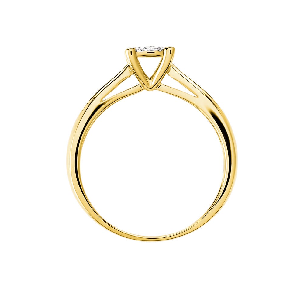 Bague Solitaire Artemis Or Jaune Diamant - Solitaires Femme | Marc Orian