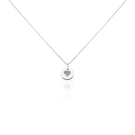 Collier Xaverie Argent Oxyde - Colliers avec pierres Femme | Marc Orian