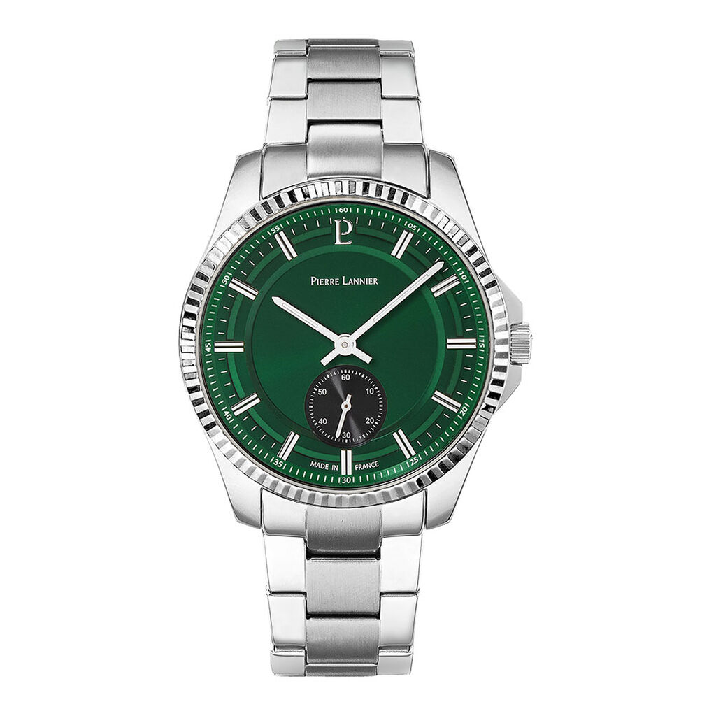 Montre Pierre Lannier Metropolitain Vert - Montres étanches Homme | Marc Orian