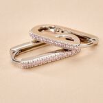 Cr&eacute;oles Lutetia Argent Blanc Oxyde De Zirconium - Cr&eacute;oles Femme | Marc Orian