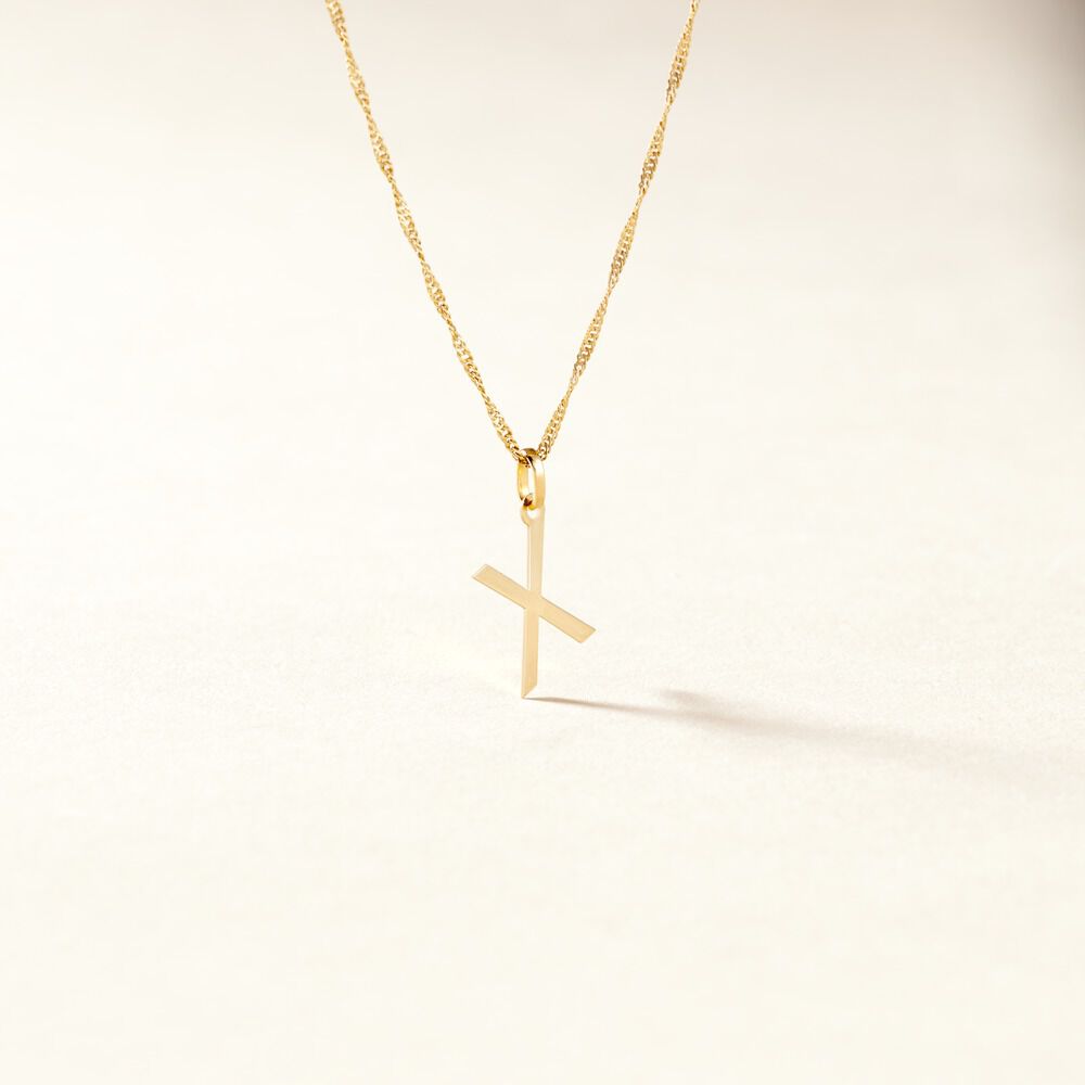 Pendentif Ionia Lettre Or Jaune - Pendentifs Famille | Marc Orian