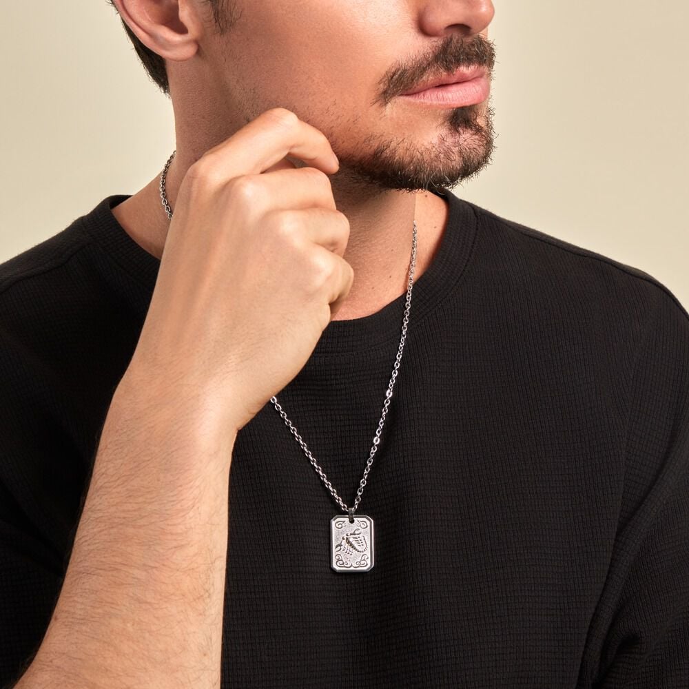 Collier Phebus Him Acier - Colliers Homme | Marc Orian