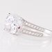 Bague Anthyme Or Blanc Oxyde De Zirconium - Solitaires Femme | Marc Orian