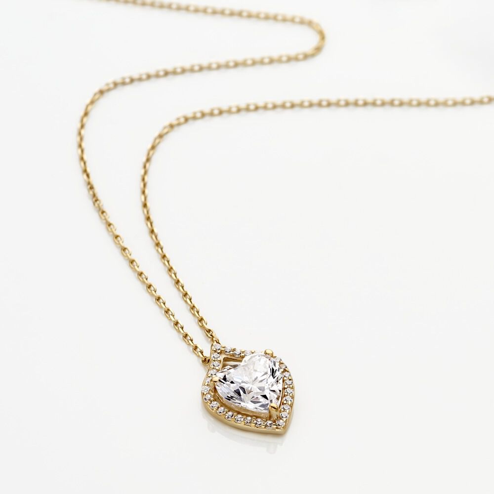 Collier Verounia Or Jaune Oxyde De Zirconium - Colliers avec pierres Femme | Marc Orian