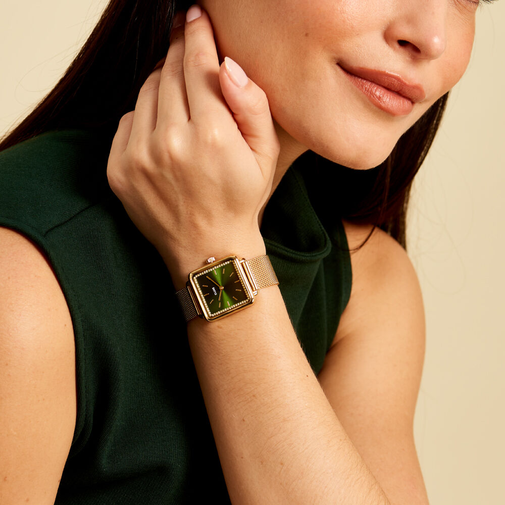Montre Cluse Tetragone Vert - Montres étanches Femme | Marc Orian