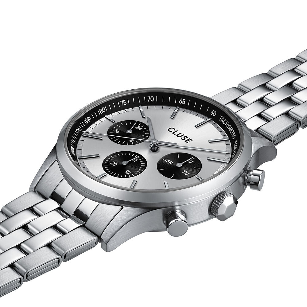 Montre Cluse Antheor Multifonction Argent&eacute; - Montres &eacute;tanches Homme | Marc Orian