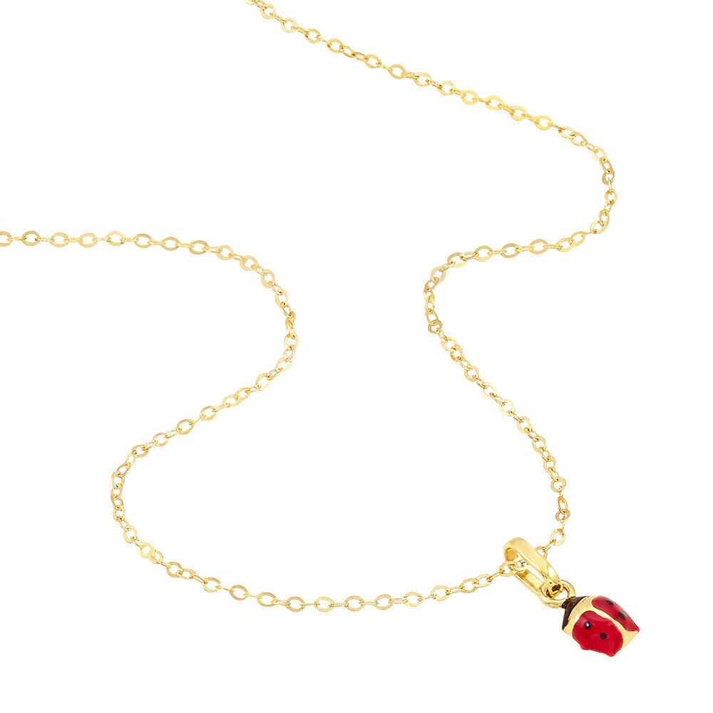 Collier Helidie Coccinelle Or Jaune - Colliers avec pierres Enfant | Marc Orian