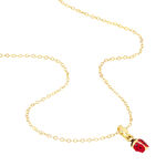 Collier Helidie Coccinelle Or Jaune - Colliers avec pierres Enfant | Marc Orian