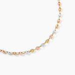 Collier Maille Dami Maille Grain De Cafe Or Tricolore - Chaines Femme | Marc Orian