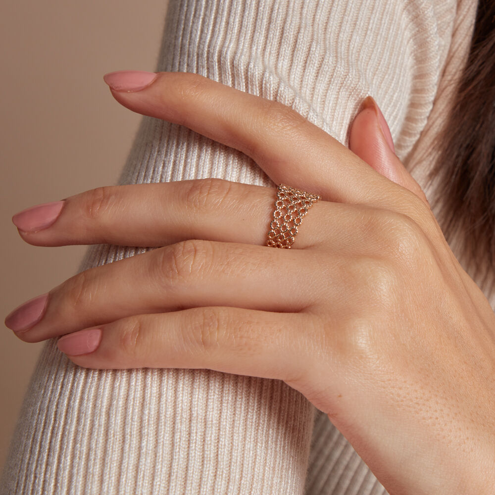 Bague Palmeta Plaqué Or Jaune - Bagues dorées Femme | Marc Orian