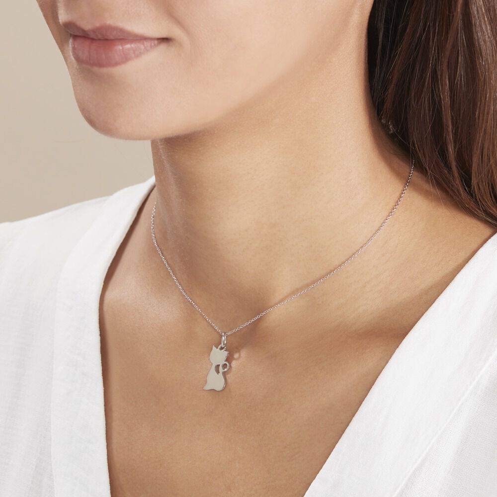 Pendentif Enzio Argent Blanc - Pendentifs Famille | Marc Orian