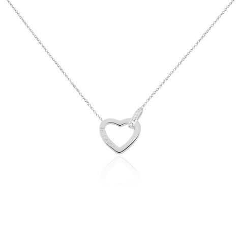 Collier Elanda Argent Blanc Oxyde De Zirconium - Colliers avec pierres Femme | Marc Orian